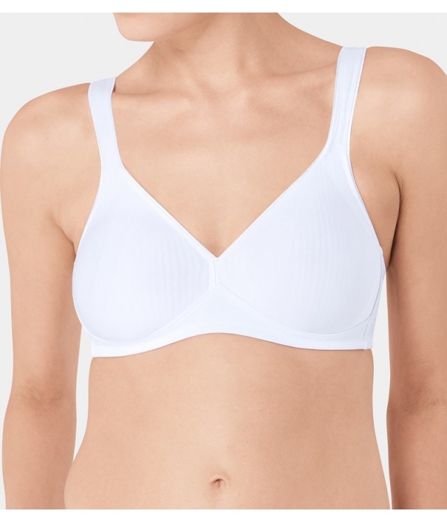 TRIUMPH  MODERN SOFT COTTON N BRA- WHITE