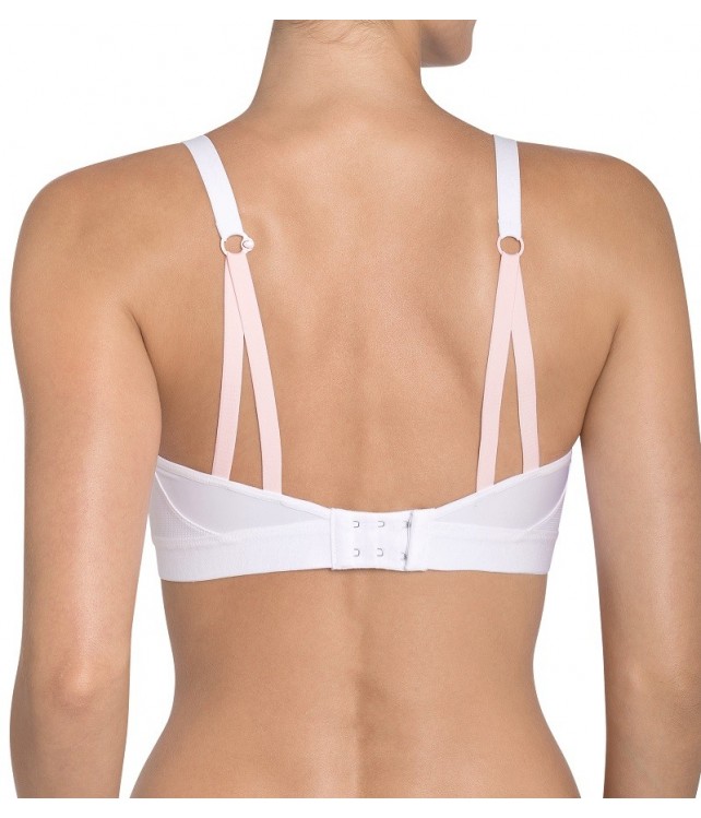 TRIUMPH TRIACTION FREE MOTION  N EX ATHLETIC BRA - WHITE