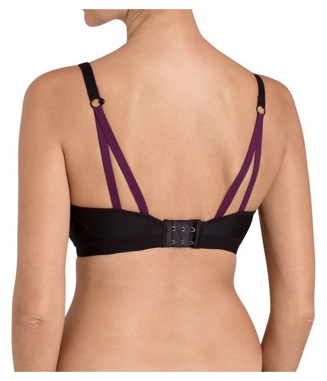 TRIUMPH TRIACTION FREE MOTION  N EX ATHLETIC BRA - BLACK