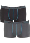 SLOGGI MENS BOXER HIPSTER START - 2 PER PACK -GREY/ CHARCOAL
