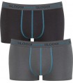 SLOGGI MENS BOXER HIPSTER START - 2 PER PACK -GREY/ CHARCOAL