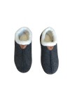 WOMENS WINTER SLIPPERS - CHARCOAL