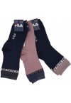 FILA KIDS SOCKS COTTON MIDI-DARK BLUE/ ROTTEN APPLE-SET OF 3