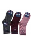 FILA KIDS SOCKS COTTON MIDI-/ ROTTEN APPLE/CHARCOAL/ BORDEAUX-SET OF 3