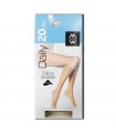 MEWE WOMENS KNEE HIGH STOCKINGS DAILY 20DEN - 3 PAIRS- CARAMEL-TAN- BLACK