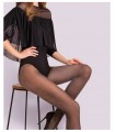 GABRIELLA LUREX HOSERY 20 DEN/ BLACK -SILVER