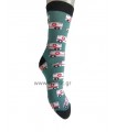 PRESTIGE WOMENS SOCKS- PETROL WITH AMBULANCE DESIGN