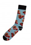 copy of PRESTIGE MENS COTTON SOCKS- BLACK  WITH RED  FOOD TRUCK