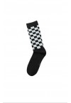 MEWE MENS COTTON BAMBOO/ BLACK WITH SQUARES