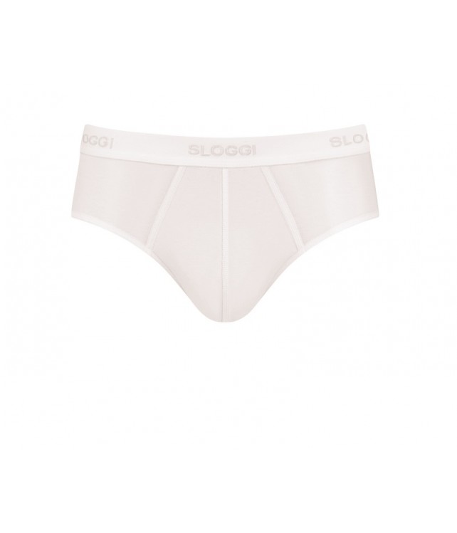 SLOGGI MENS 24/7 MIDI - 2 PER PACK - WHITE
