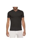 WALK ΑΝΔΡΙΚΟ T-SHIRT V-NECK ΒΑΜΒΟΟ/ ΜΑΥΡΟ