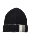 WOMENS BEANNIE HATS / BLACK - GREY- WHITE