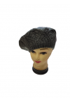 WOMENS KNITTED BERET/ CAPUCCINO- CHARCOAL- BORDEAUX-DARK BLUE-BLACK- BEIGE- WHITE