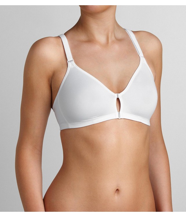 TRIUMPH TRIACTION FITNESS F ATHLETIC BRA - WHITE/ BLACK