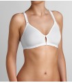 TRIUMPH TRIACTION FITNESS F ATHLETIC BRA - WHITE/ BLACK
