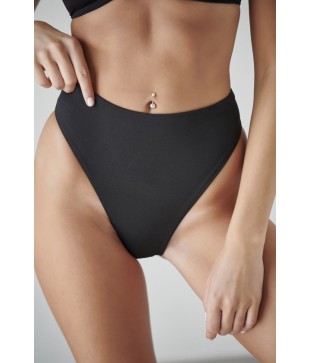 BLUEPOINT HIGHWAIST BIKINI BOTTOM/ BLACK