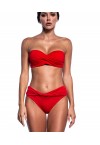 BLUEPOINT BIKINI TOP CUP C- STRAPLESS- RED