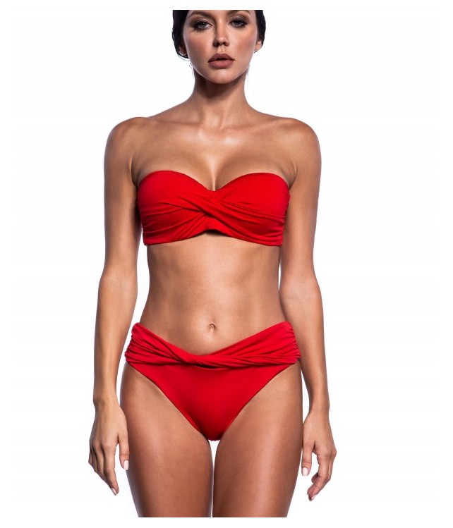 BLUEPOINT BIKINI TOP CUP C- STRAPLESS- RED