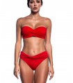 BLUEPOINT BIKINI TOP CUP C- STRAPLESS- RED