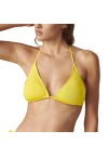 BLU4U WOMENS SWIMWEAR TOP TRIANGLE CUP B-YELLOW