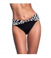 BLUEPOINT "AFRICANISM" ΒΙΚΙΝΙ SLIP BLACK AND ANIMAL PRINT