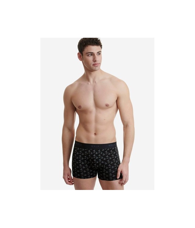 WALK ΑΝΔΡΙΚΟ BOXER ΒΑΜΒΟΟ ΜΕ ΣΧΕΔΙΟ - MULTICOLOUR