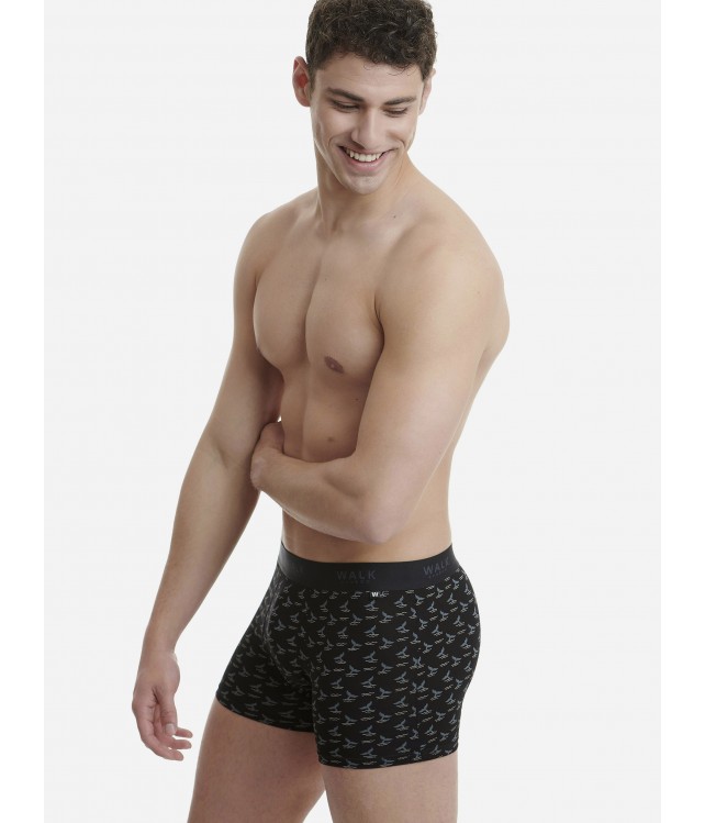 WALK ΑΝΔΡΙΚΟ BOXER ΒΑΜΒΟΟ ΜΕ ΣΧΕΔΙΟ - MULTICOLOUR