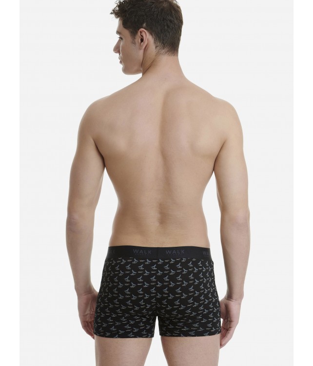 WALK ΑΝΔΡΙΚΟ BOXER ΒΑΜΒΟΟ ΜΕ ΣΧΕΔΙΟ - MULTICOLOUR