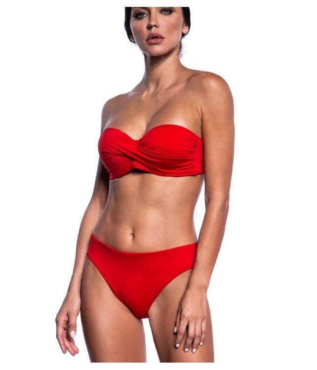 BLUEPOINT BIKINI TOP CUP C- STRAPLESS- RED