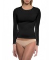 WALK WOMENS LONG SLEEVE SHIRT-BAMBOO- DARK BLUE