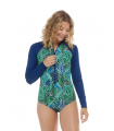 EIDON "EMERALD GREEN" SUNSCREEN SWIMWEAR