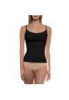 WALK WOMENS UNDERSHIRT w/ SPAGHETTI STRAP- BAMBOO- BLACK