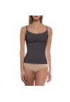 WALK WOMENS UNDERSHIRT w/ SPAGHETTI STRAP-BAMBOO-DARK GREY