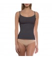 WALK WOMENS UNDERSHIRT w/ SPAGHETTI STRAP-BAMBOO-DARK GREY