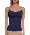 WALK WOMENS UNDERSHIRT w/ SPAGHETTI STRAP-BAMBOO- DARK BLUE