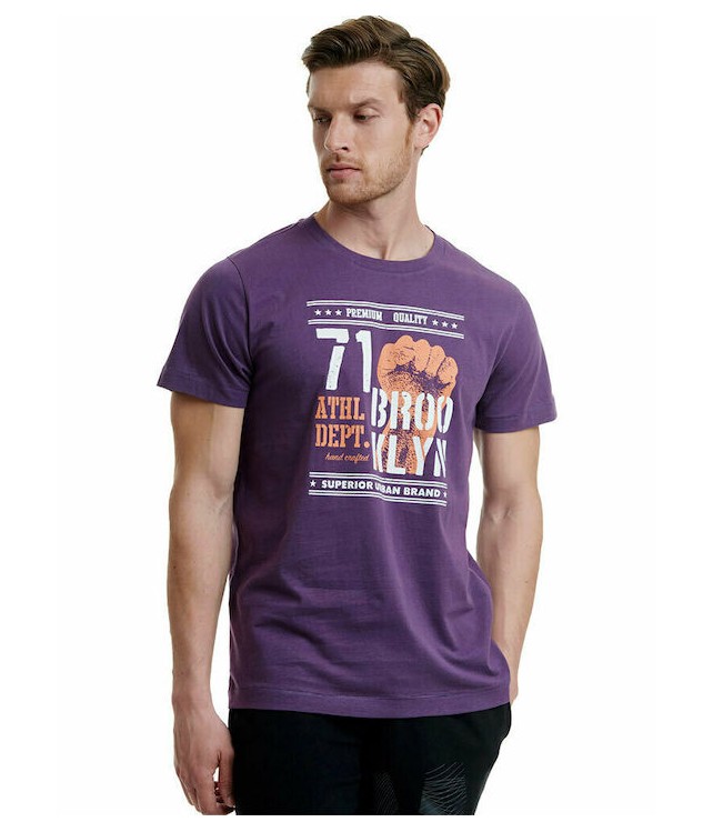 WALK MENS T-SHIRT WITH BROOKLYN DESIGN