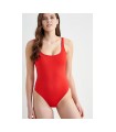 BLU4U  WOMENS ATHLETIC ONE PIECE SWIMWEAR- RED